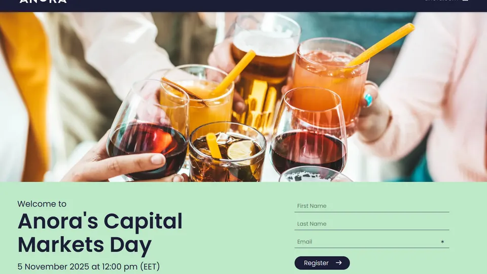 Anora Capital Markets Day
