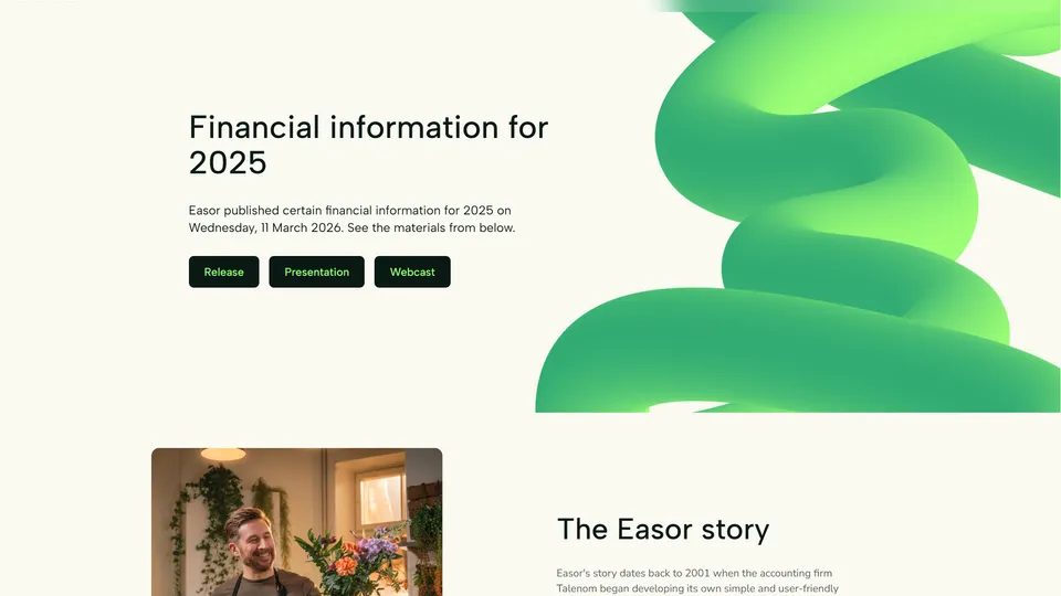 Easor IR Website