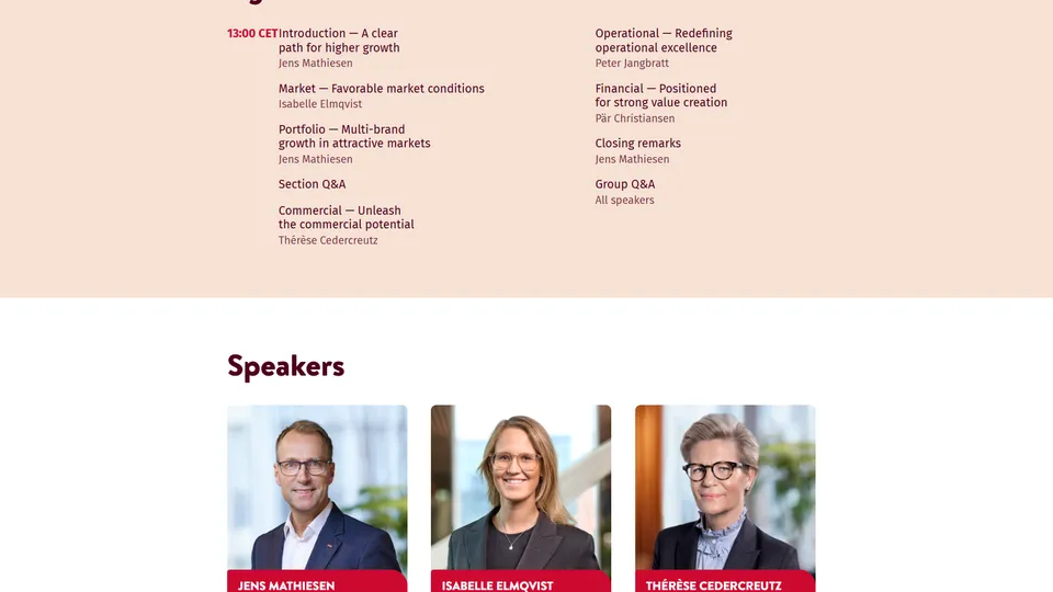 Scandic Hotels Capital Markets Day